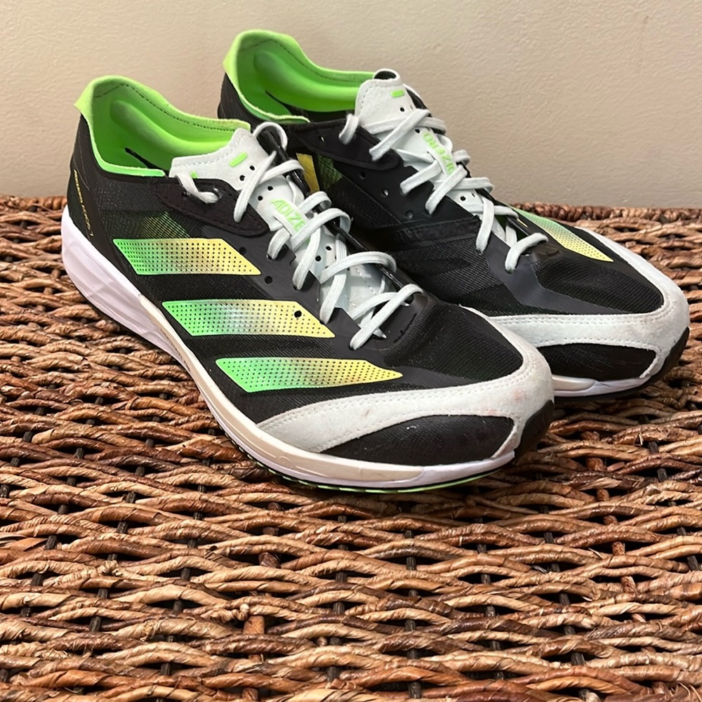 ADIZERO ADIOS 7 Running Shoes, Men's 9.5 - Used - Only 23 miles